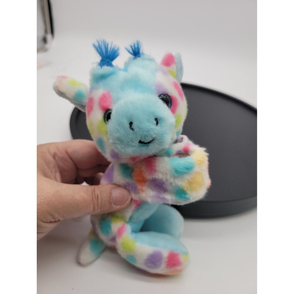 The Petting Zoo Giraffe Plush Hug Slap Bracelets Multicolor Polka Dots